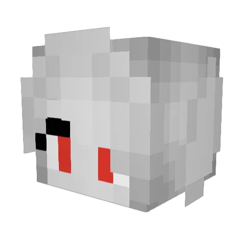 Kro_Rin Minecraft avatar head, 3D render