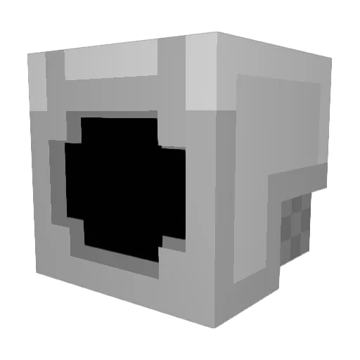 Krodisa Minecraft avatar head, 3D render