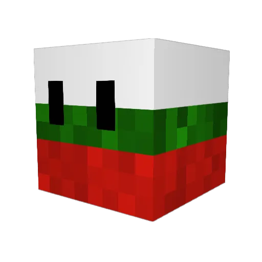 Kroezhev Minecraft avatar head, 3D render