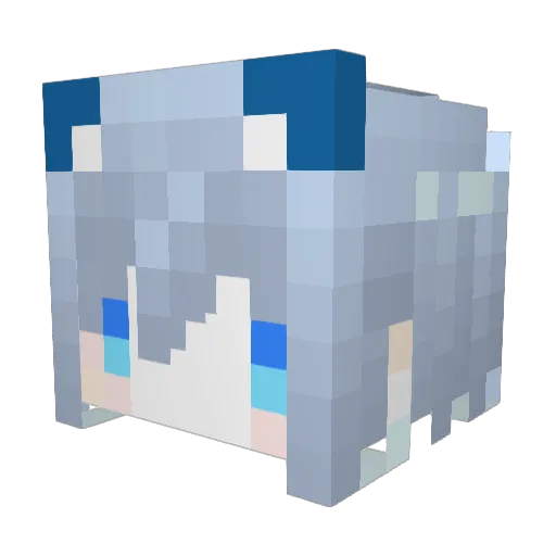 Kroi116 Minecraft avatar head, 3D render