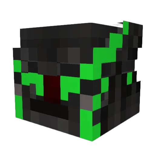 Krokara Minecraft avatar head, 3D render