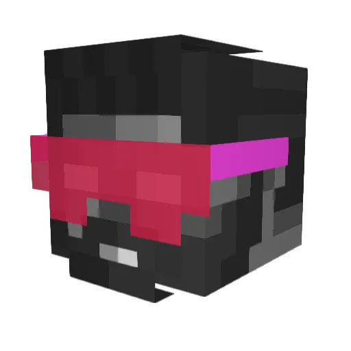 Krokiet534 Minecraft avatar head, 3D render
