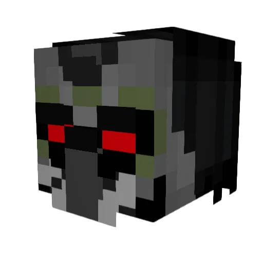 Krol49 Minecraft avatar head, 3D render