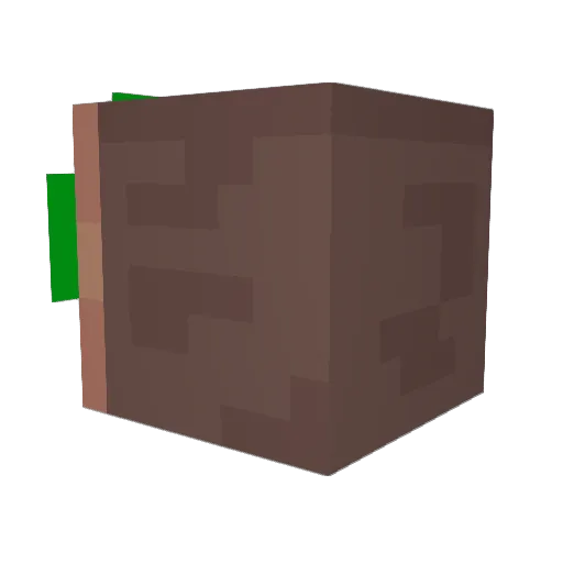 KrolliBoi Minecraft avatar head, 3D render