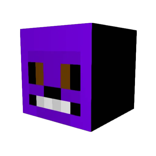 Krollizy Minecraft avatar head, 3D render