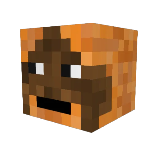 KrombopMike Minecraft avatar head, 3D render