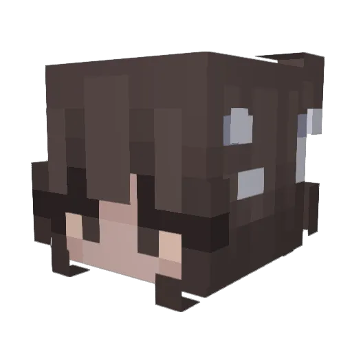 Kromerrss Minecraft avatar head, 3D render