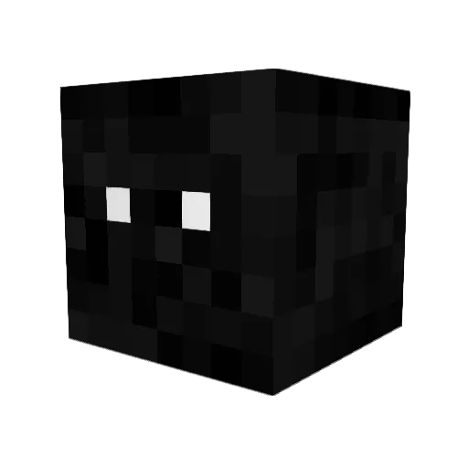 Krommen Minecraft avatar head, 3D render