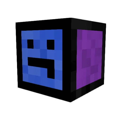 Kronchiee Minecraft avatar head, 3D render