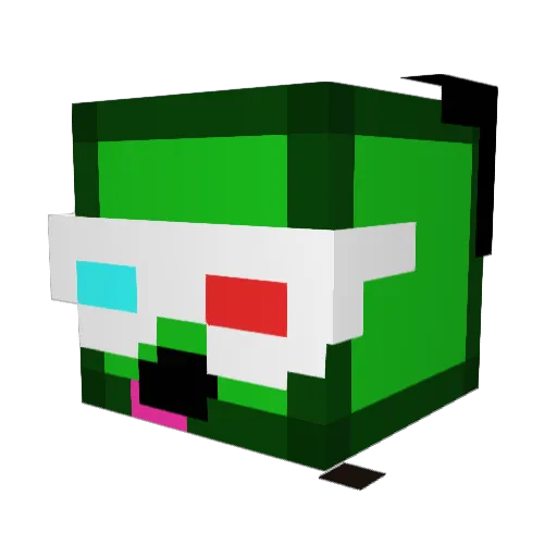 Kronito14 Minecraft avatar head, 3D render