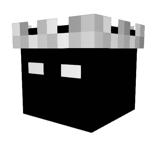 KronkOnLock Minecraft avatar head, 3D render