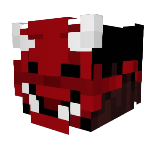 Kronks_Lever Minecraft avatar head, 3D render