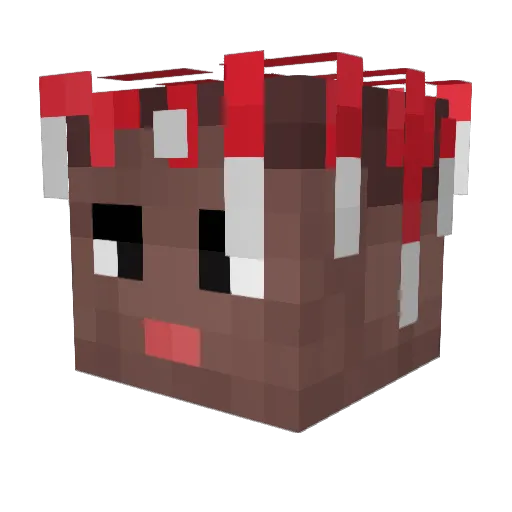 Kronmiller11 Minecraft avatar head, 3D render