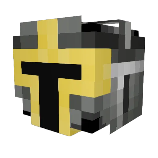 Kronniler Minecraft avatar head, 3D render