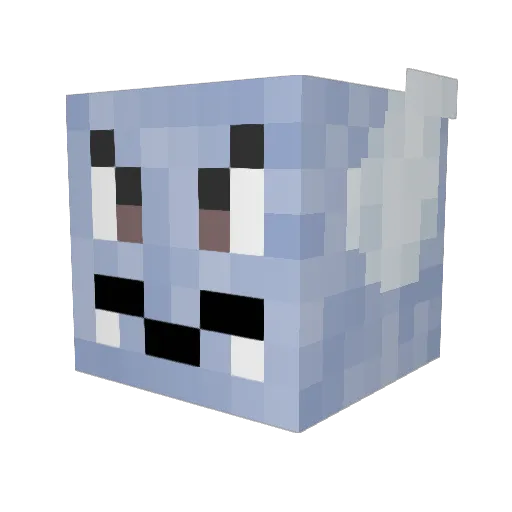 KronoCobalt Minecraft avatar head, 3D render
