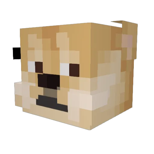 KronosOG Minecraft avatar head, 3D render