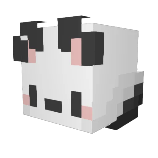Kronos_Dog Minecraft avatar head, 3D render