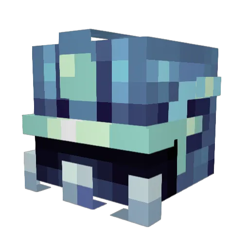 Krontarok Minecraft avatar head, 3D render