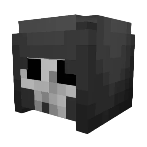 Kronum2 Minecraft avatar head, 3D render