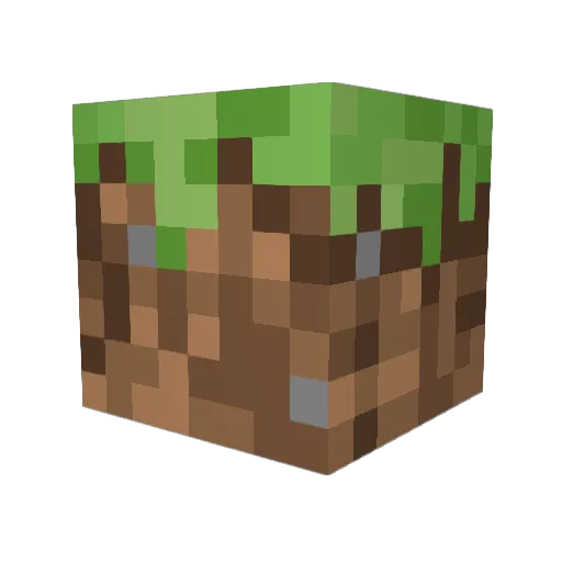 Kronusrush Minecraft avatar head, 3D render