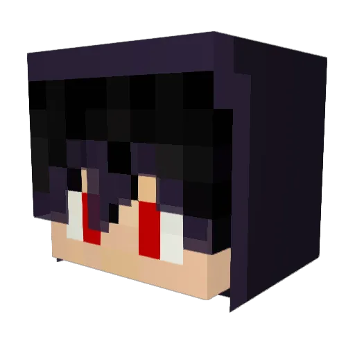 Krooki_XD Minecraft avatar head, 3D render