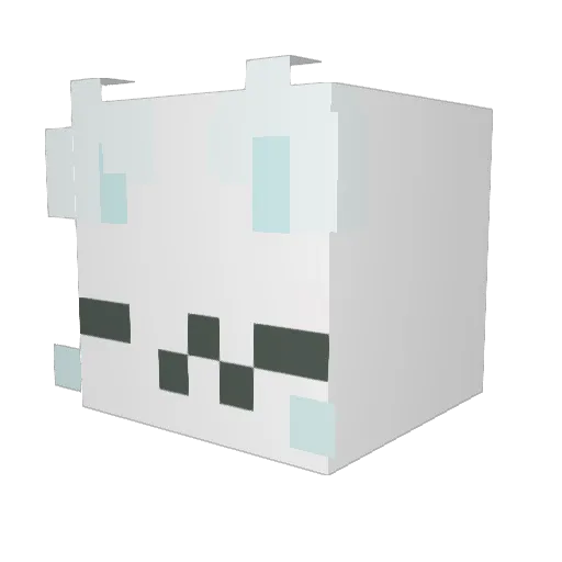 Kroom1985 Minecraft avatar head, 3D render