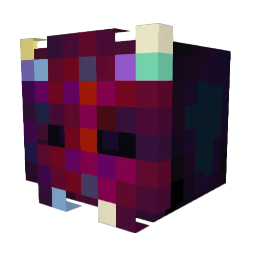 Krooz98 Minecraft avatar head, 3D render