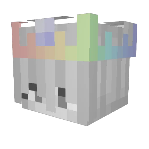 Kropla150 Minecraft avatar head, 3D render