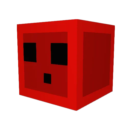 Kroptickiller Minecraft avatar head, 3D render