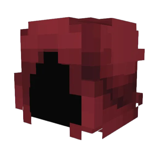Krottu Minecraft avatar head, 3D render