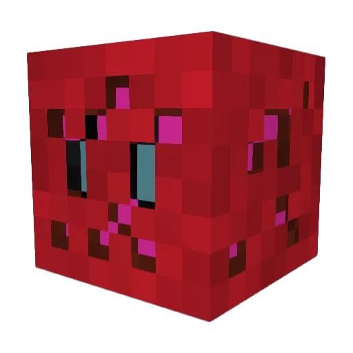 Krovierek Minecraft avatar head, 3D render