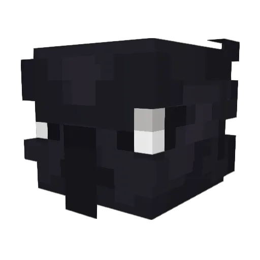 Krowtos Minecraft avatar head, 3D render