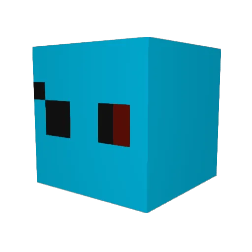 KroxeIsThe1 Minecraft avatar head, 3D render