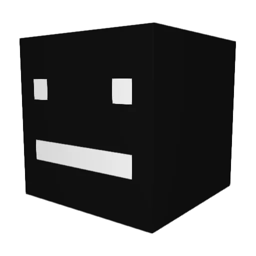 Krozeee Minecraft avatar head, 3D render