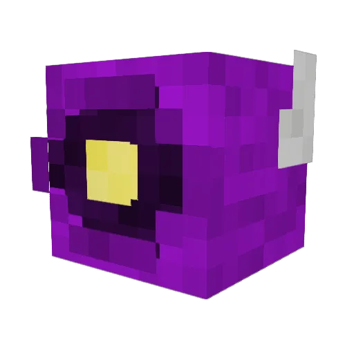 Krrungys Minecraft avatar head, 3D render