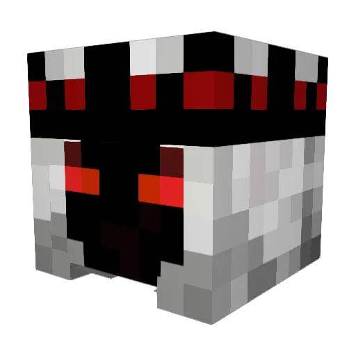 Krucek Minecraft avatar head, 3D render