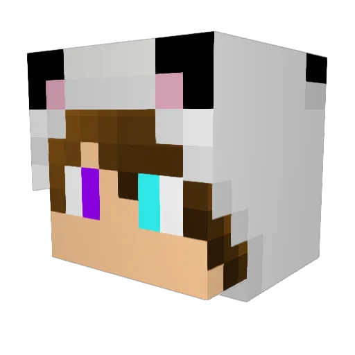 KruemelHQ Minecraft avatar head, 3D render