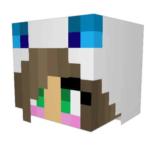 KruemelKex20 Minecraft avatar head, 3D render