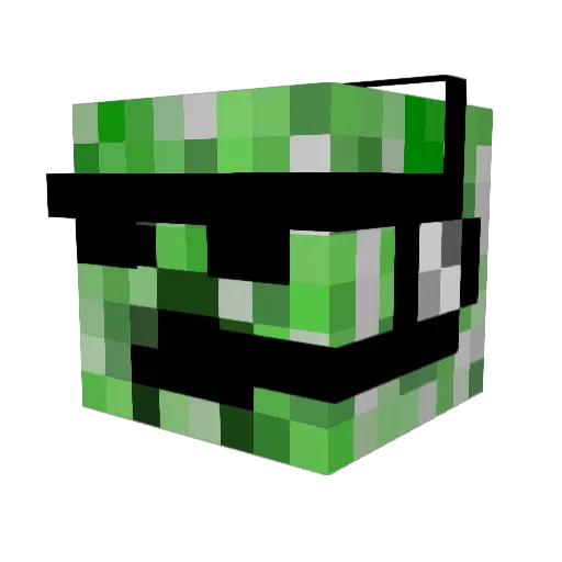 Kruger667 Minecraft avatar head, 3D render