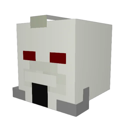 Krugerrr Minecraft avatar head, 3D render