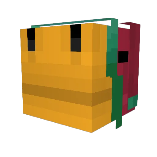 KrulLuki123 Minecraft avatar head, 3D render
