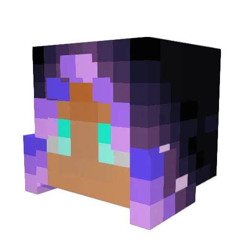 Krumel_Gang Minecraft avatar head, 3D render