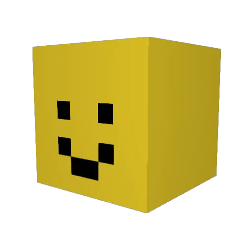 Kruxoz Minecraft avatar head, 3D render