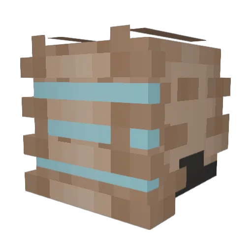 Kruziikrel13 Minecraft avatar head, 3D render