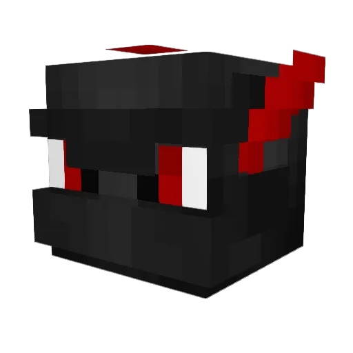 Kry0us Minecraft avatar head, 3D render