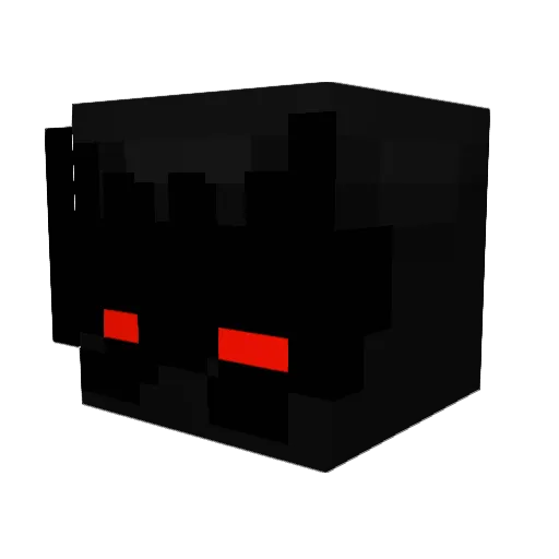 Kryanox Minecraft avatar head, 3D render