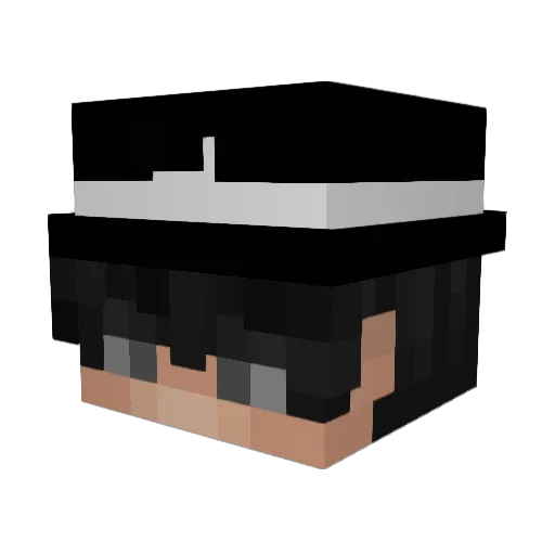 Krycha122 Minecraft avatar head, 3D render