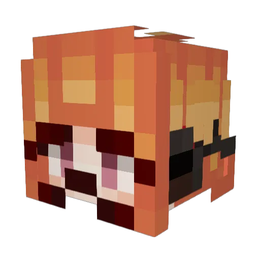 Krycheck57 Minecraft avatar head, 3D render