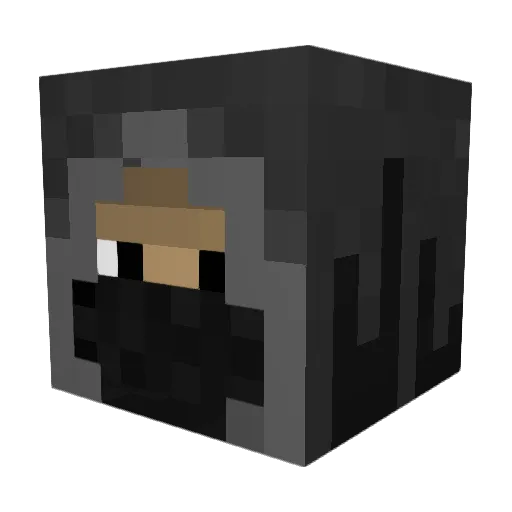 Kryde17 Minecraft avatar head, 3D render