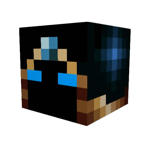 KryicJJ Minecraft avatar head, 3D render
